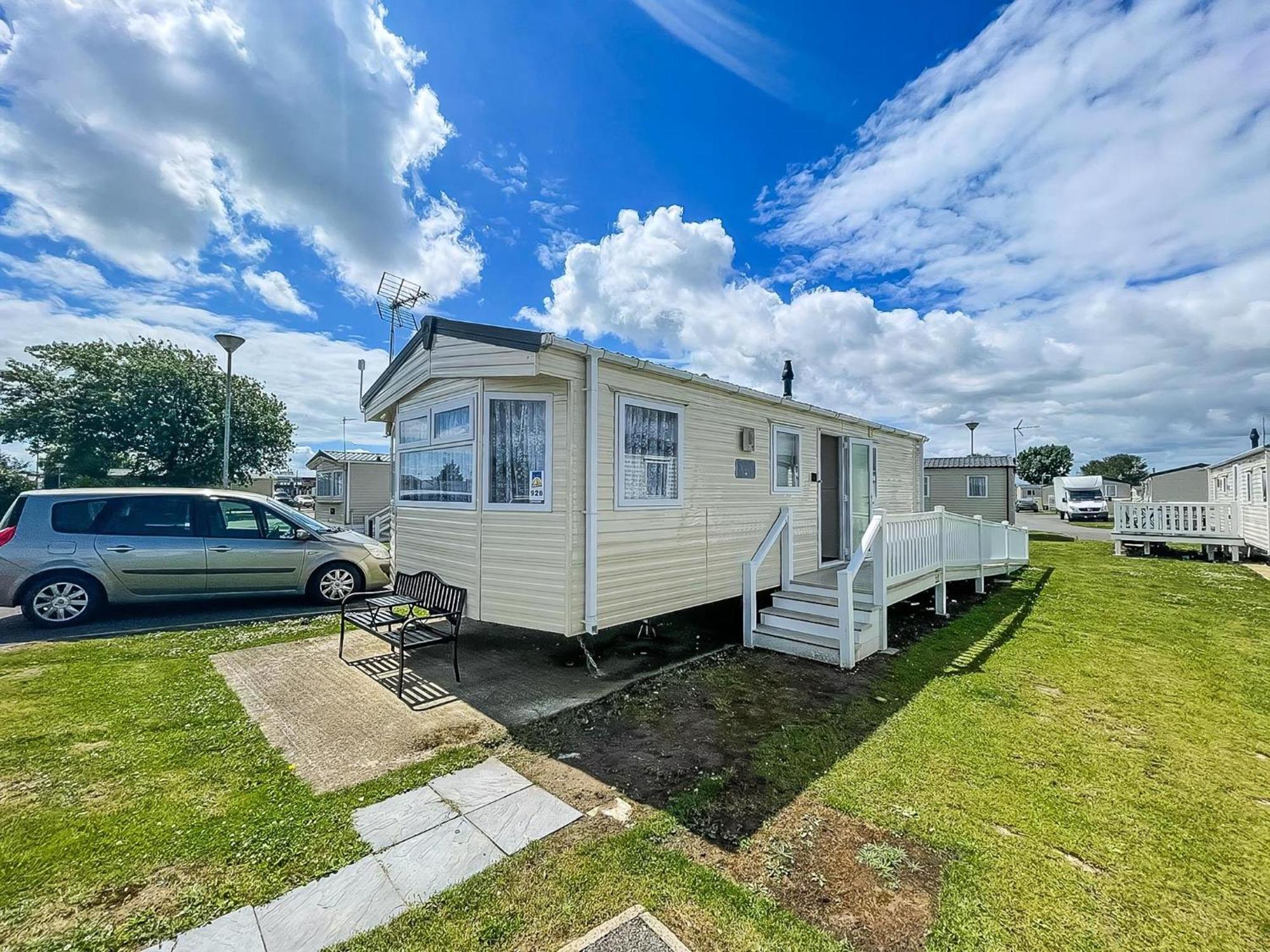 Homely 6 Berth Caravan With Decking And Wi-fi At Seawick, Essex Ref 27928sw Campsite